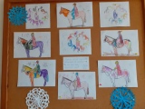 Svatý Martin na bílém koni nepřijel, a tak se děti rozhodly udělat koníčky barevné :)))